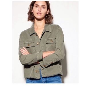 Anthropologie Sundry Distressed Military Jacket